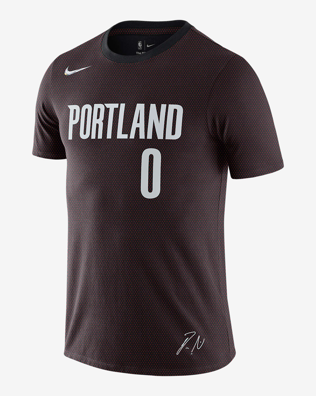 Damian Lillard Trail Blazers Men's Nike NBA T-Shirt