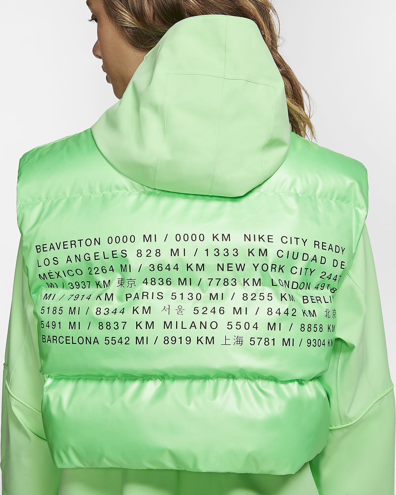 green nike coat