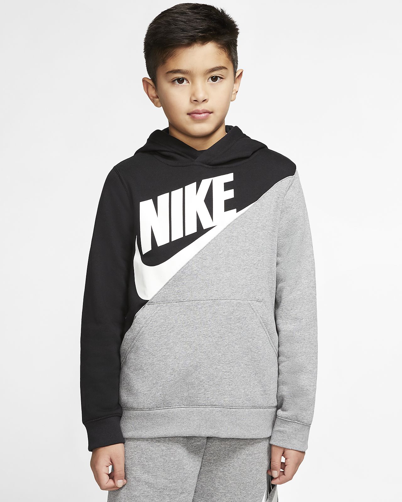 nike big logo hoodie