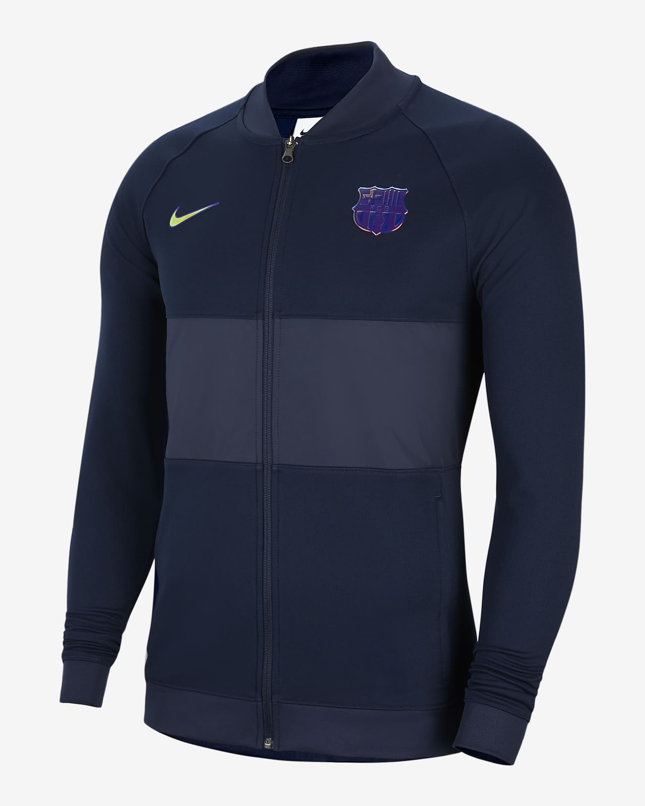 Track jacket da calcio con zip a tutta lunghezza FC Barcelona - Uomo