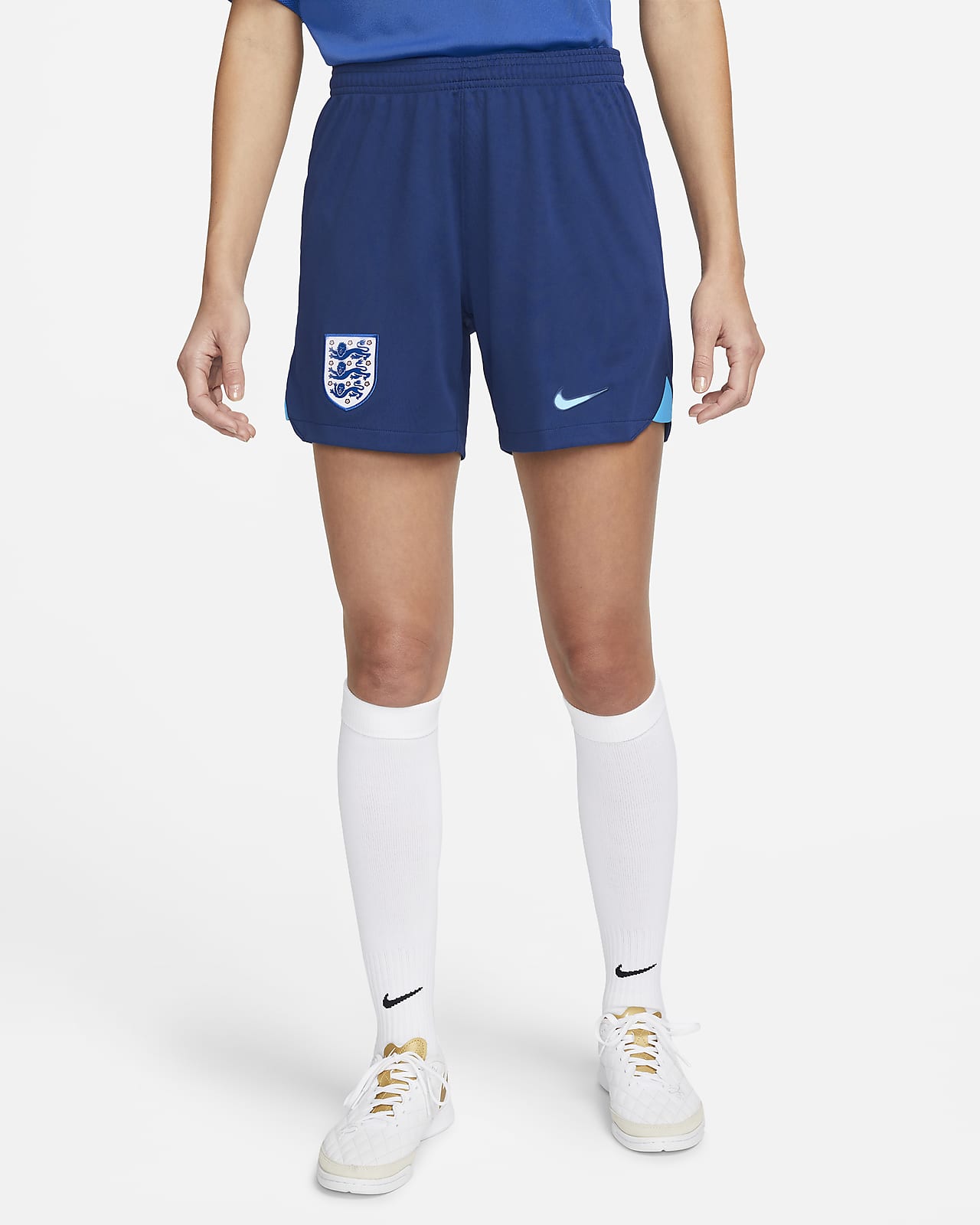 Short de football Nike Dri-FIT Angleterre 2022/23 Stadium Domicile pour femme