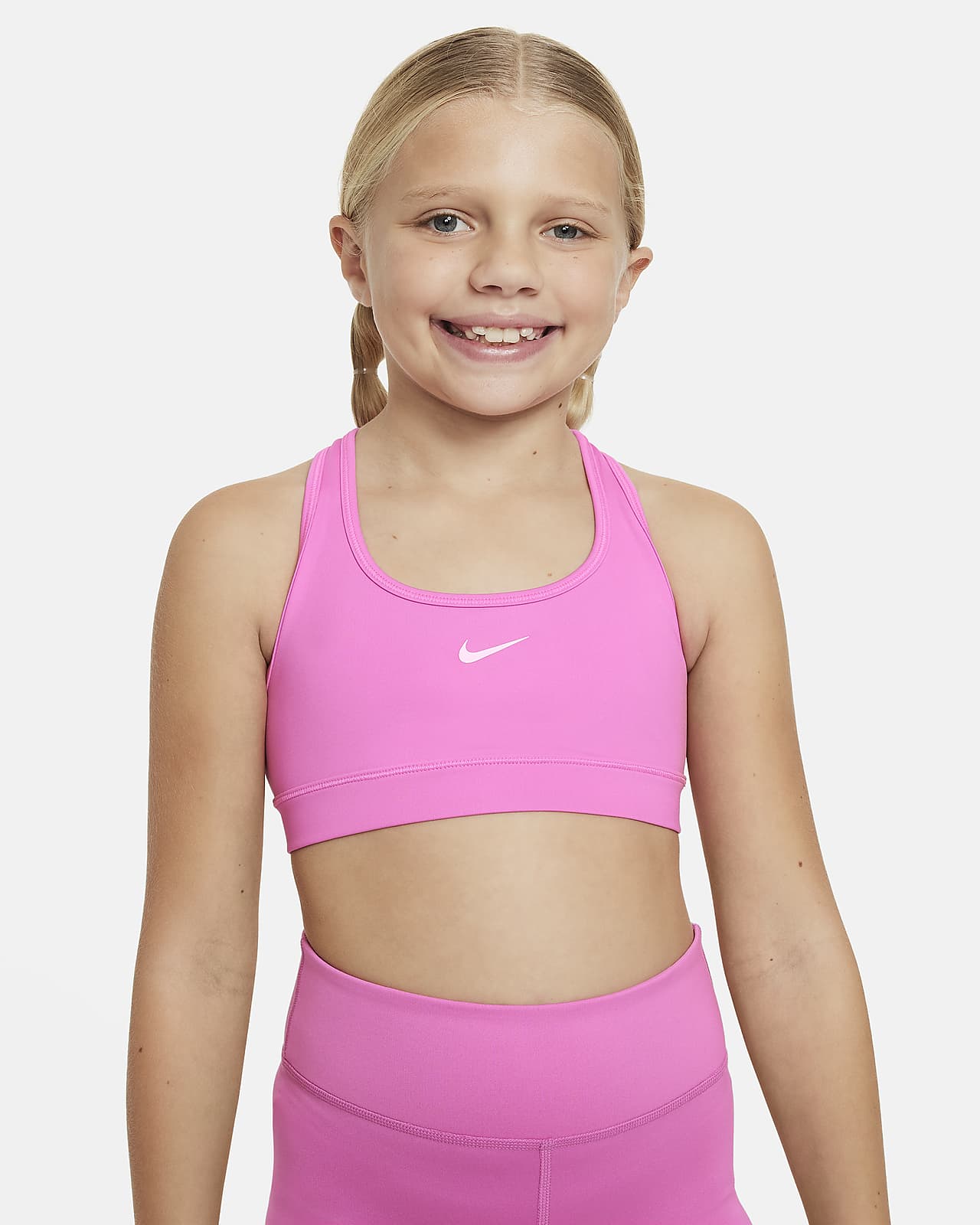 Bra deportivo para niña talla grande Nike Swoosh