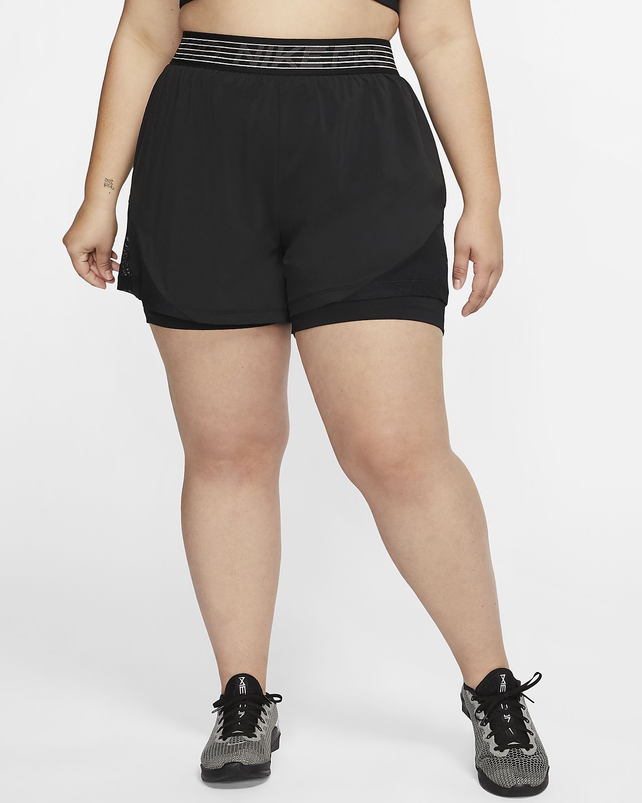 plus size nike shorts