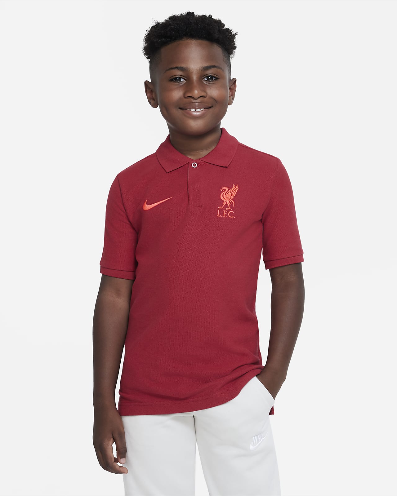 Liverpool FC Polo met korte mouwen voor kids