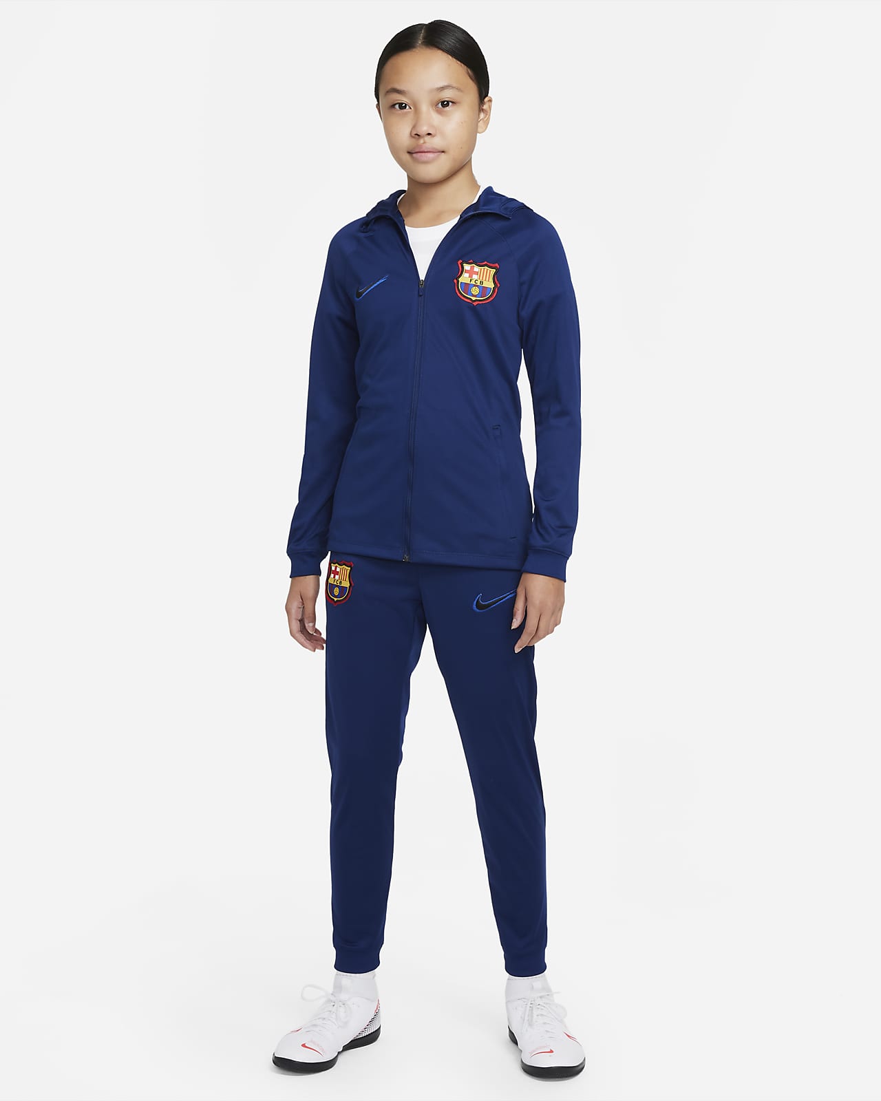 Fotbollstracksuit FC Barcelona Strike Nike Dri-FIT för ungdom