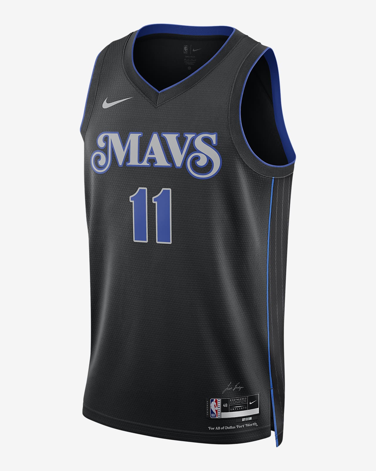 Dallas Mavericks 2023/24 City Edition Nike Dri-FIT NBA Swingman Jersey för män