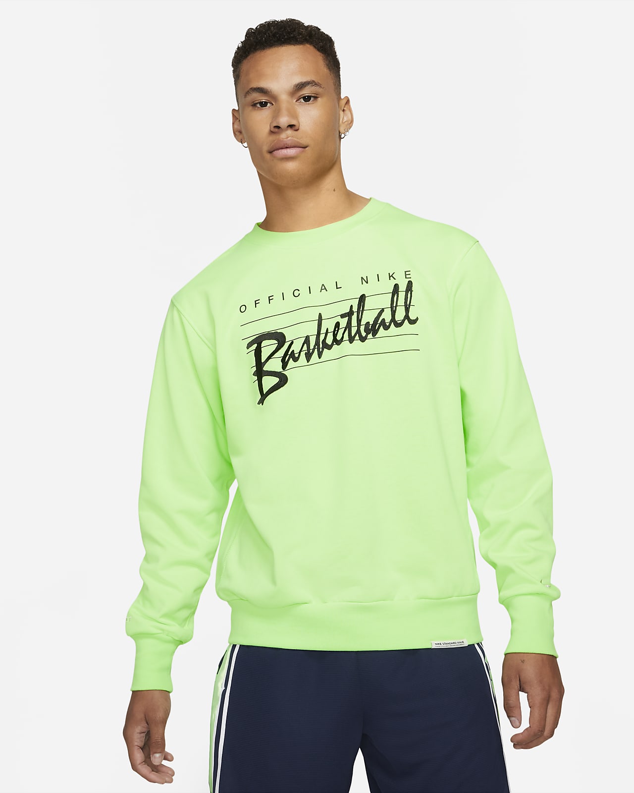 Nike Dri-FIT Standard Issue basketsweatshirt til herre