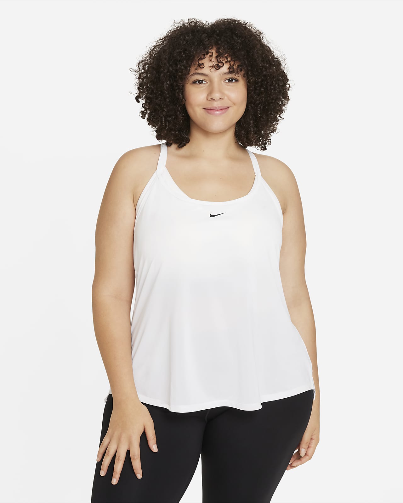 Camiseta de tirantes de ajuste estándar para mujer (talla grande) Nike Dri-FIT One Elastika