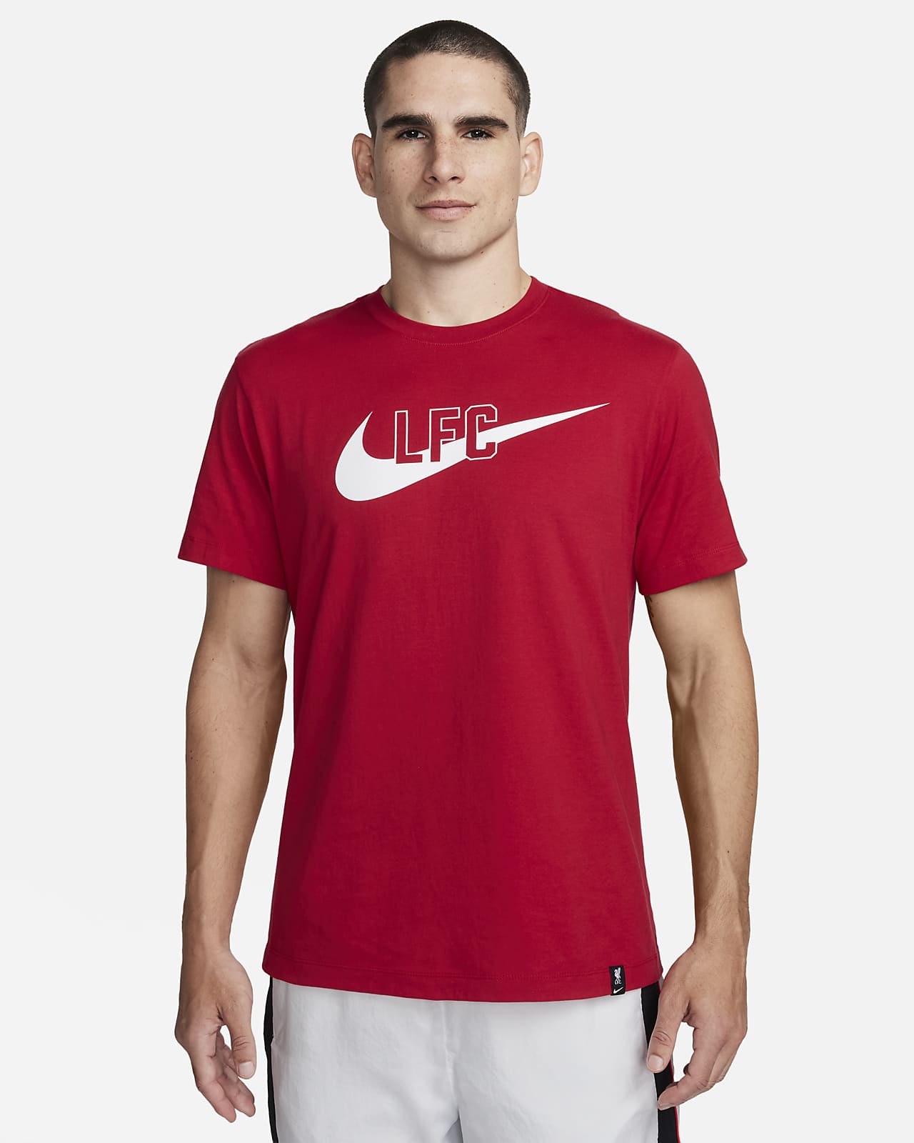 Liverpool FC Swoosh Men's Nike T-Shirt