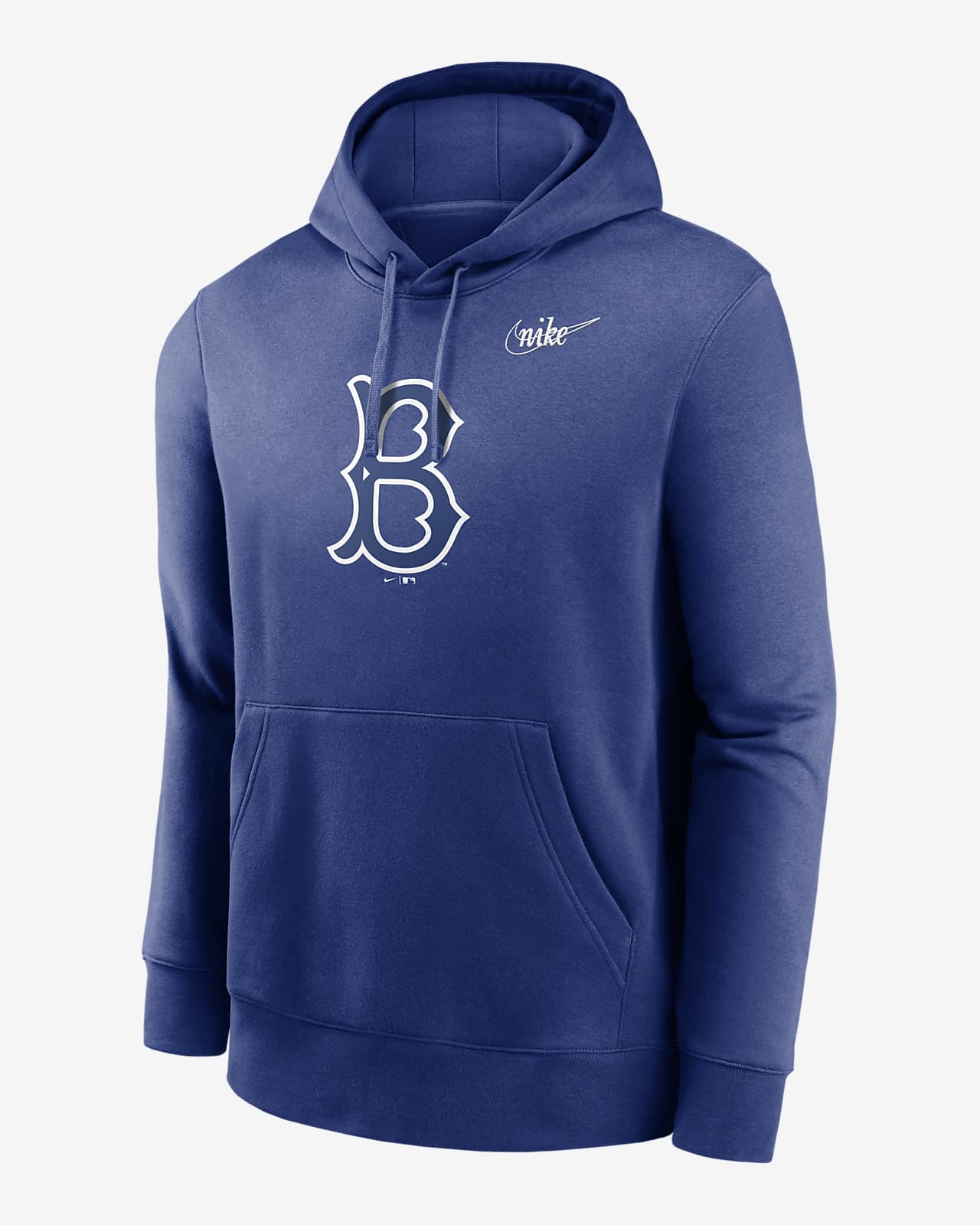 Nike Cooperstown Logo Club (MLB Brooklyn Dodgers) Men's Pullover Hoodie