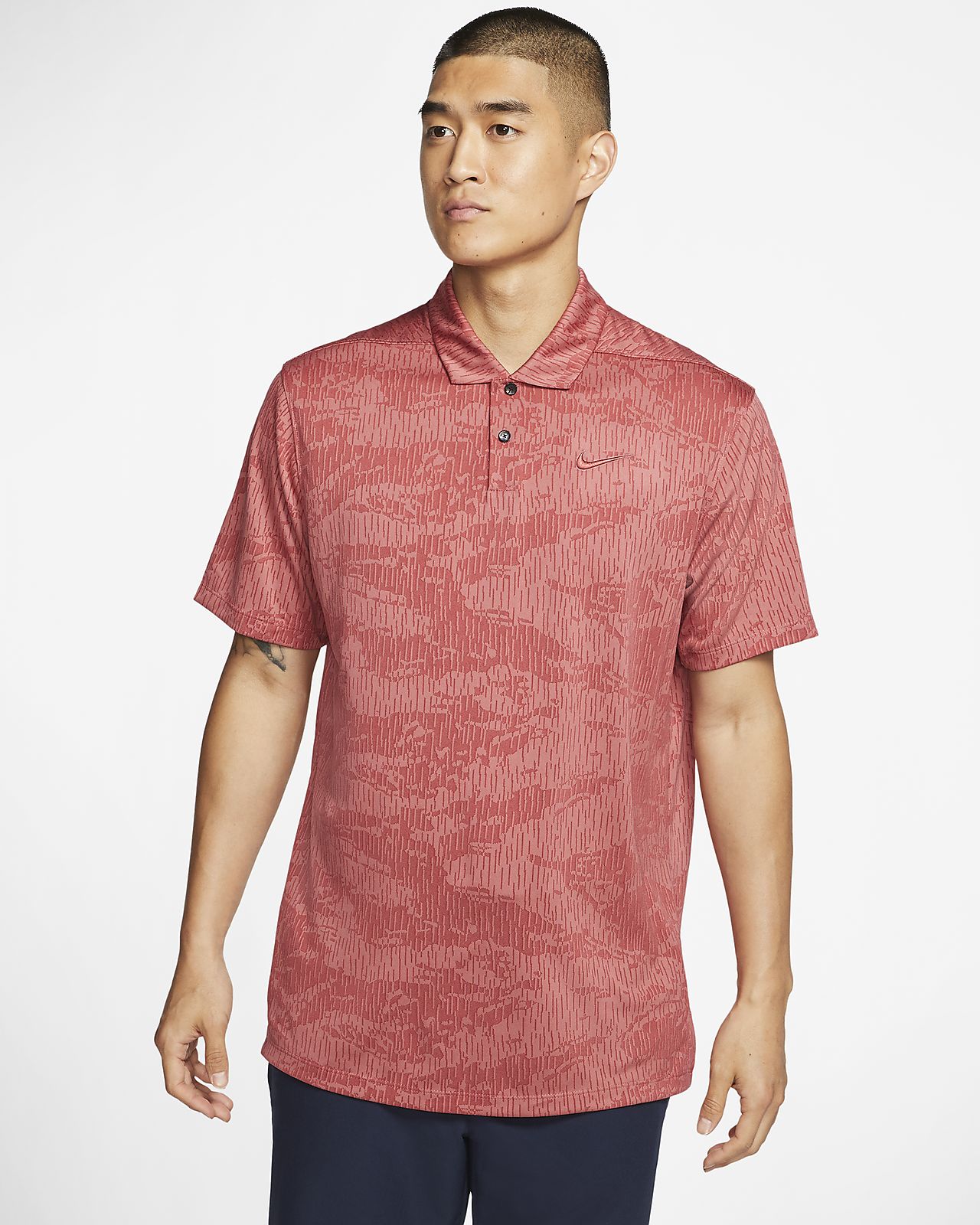 nike camo polo