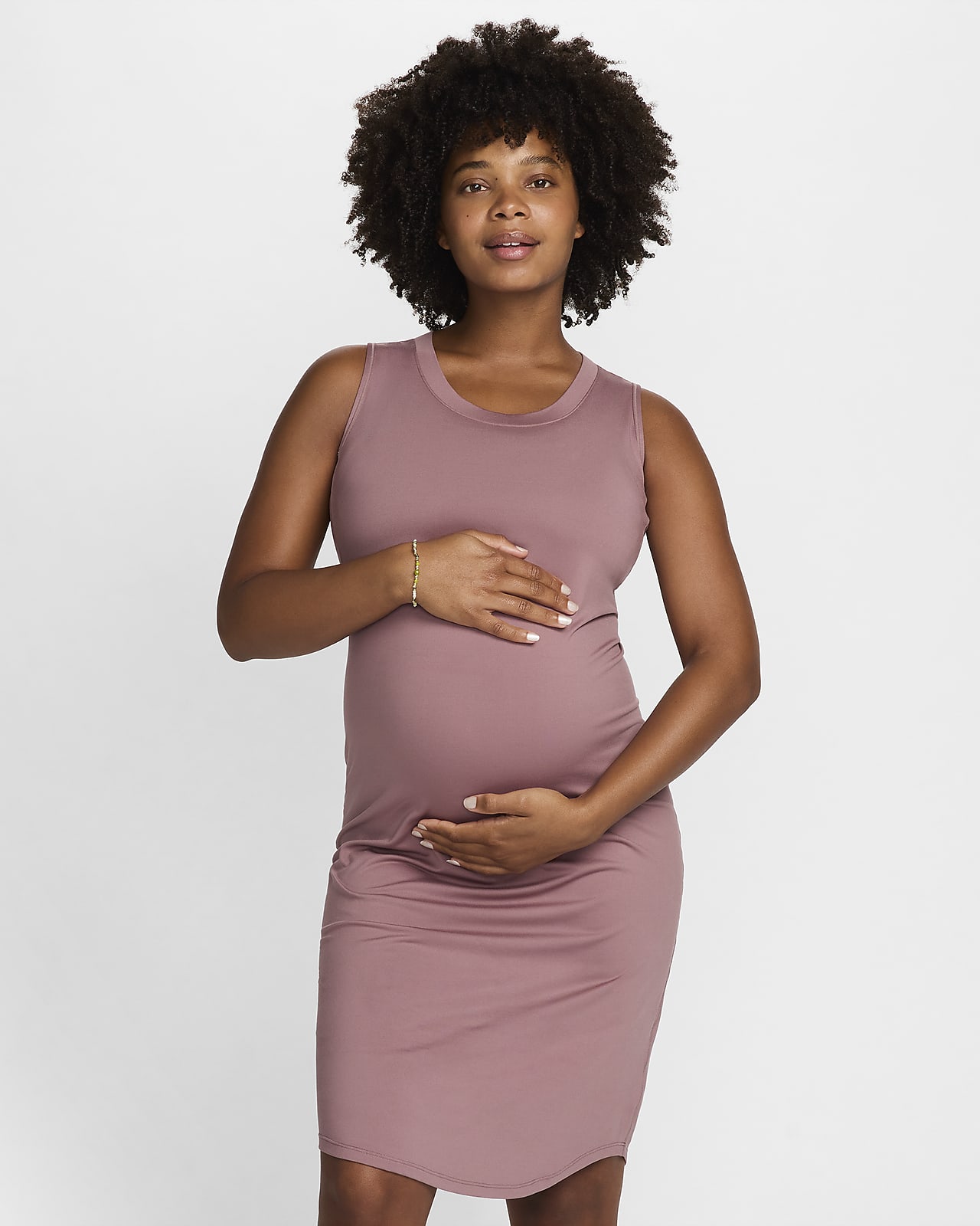 Nike (M) Women's Dri-FIT Slim-Fit Knit Dress (Maternity)