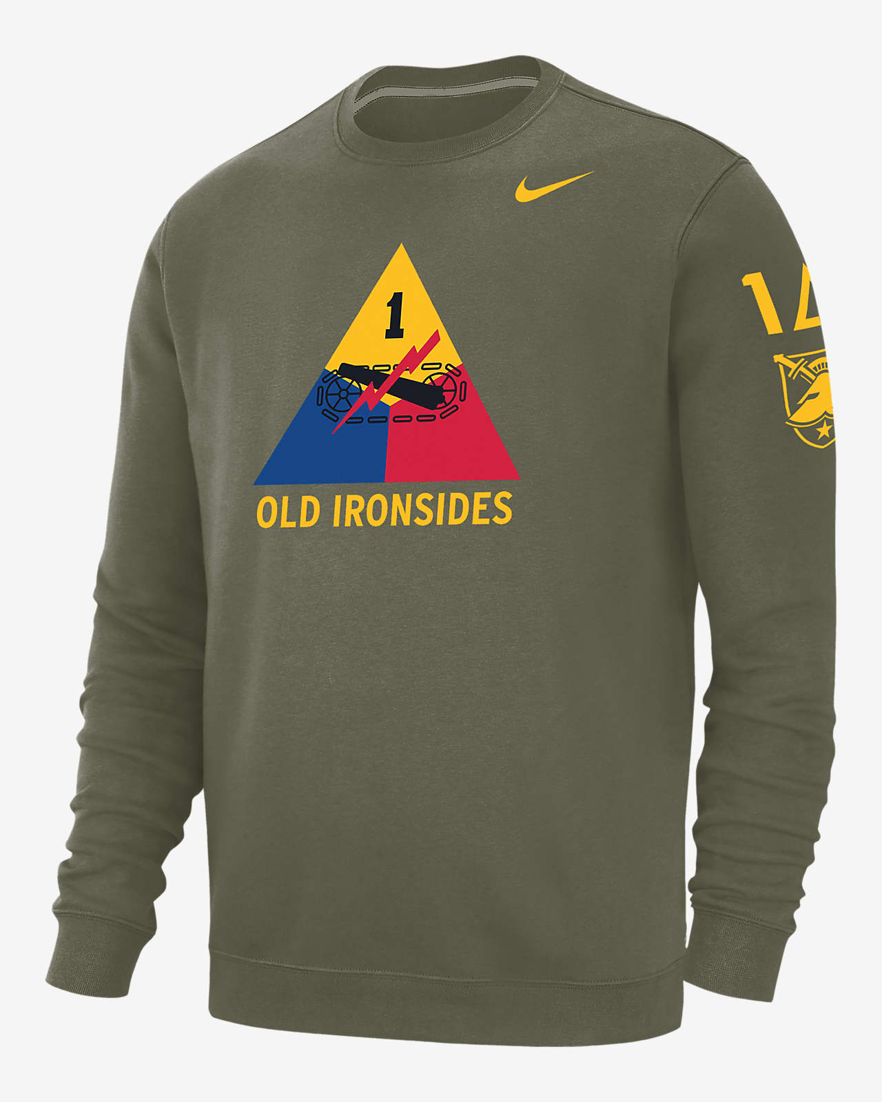 Army Men's Nike Club Fleece Ironsides Sweatshirt. Nike.com