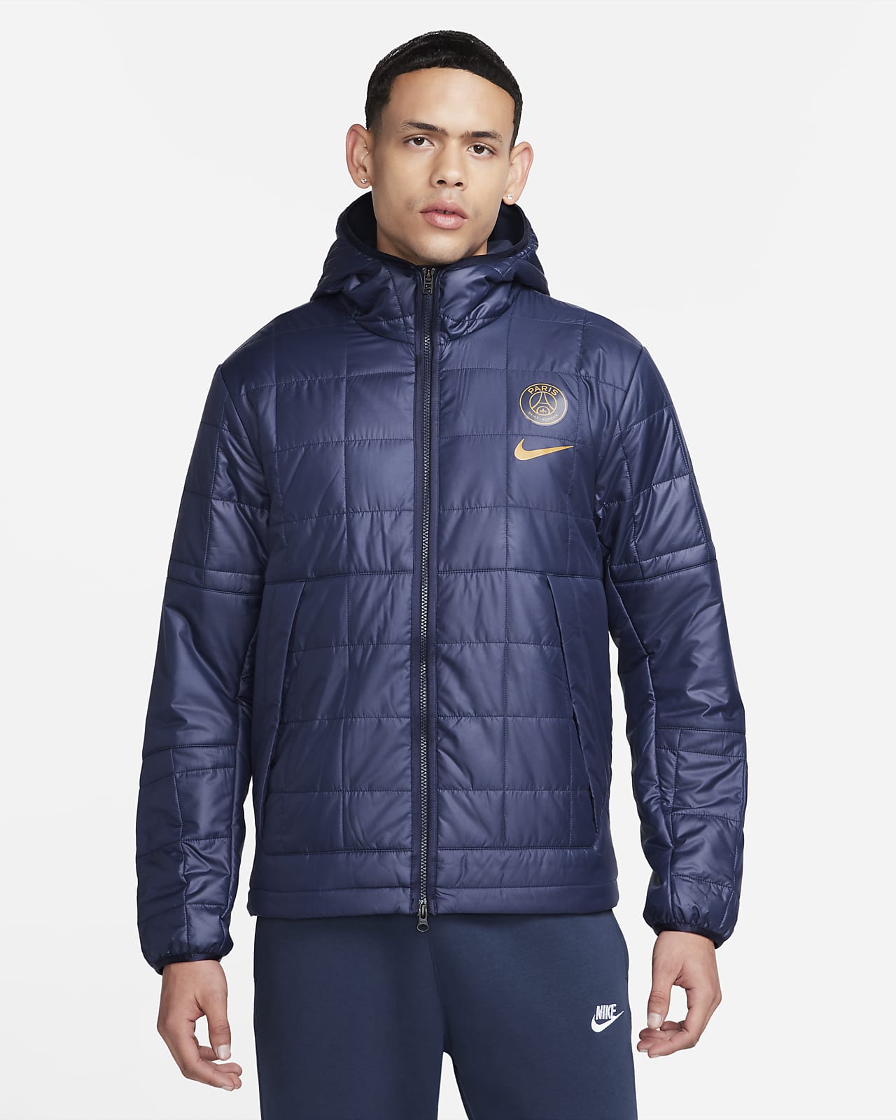Paris Saint-Germain Men's Nike Fleece-Lined Hooded Jacket