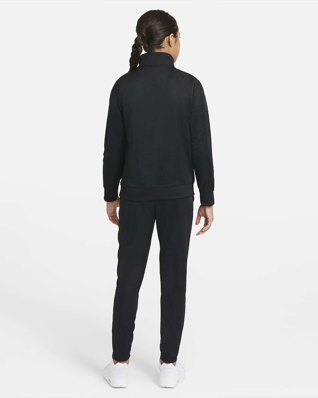 black nike air tracksuit