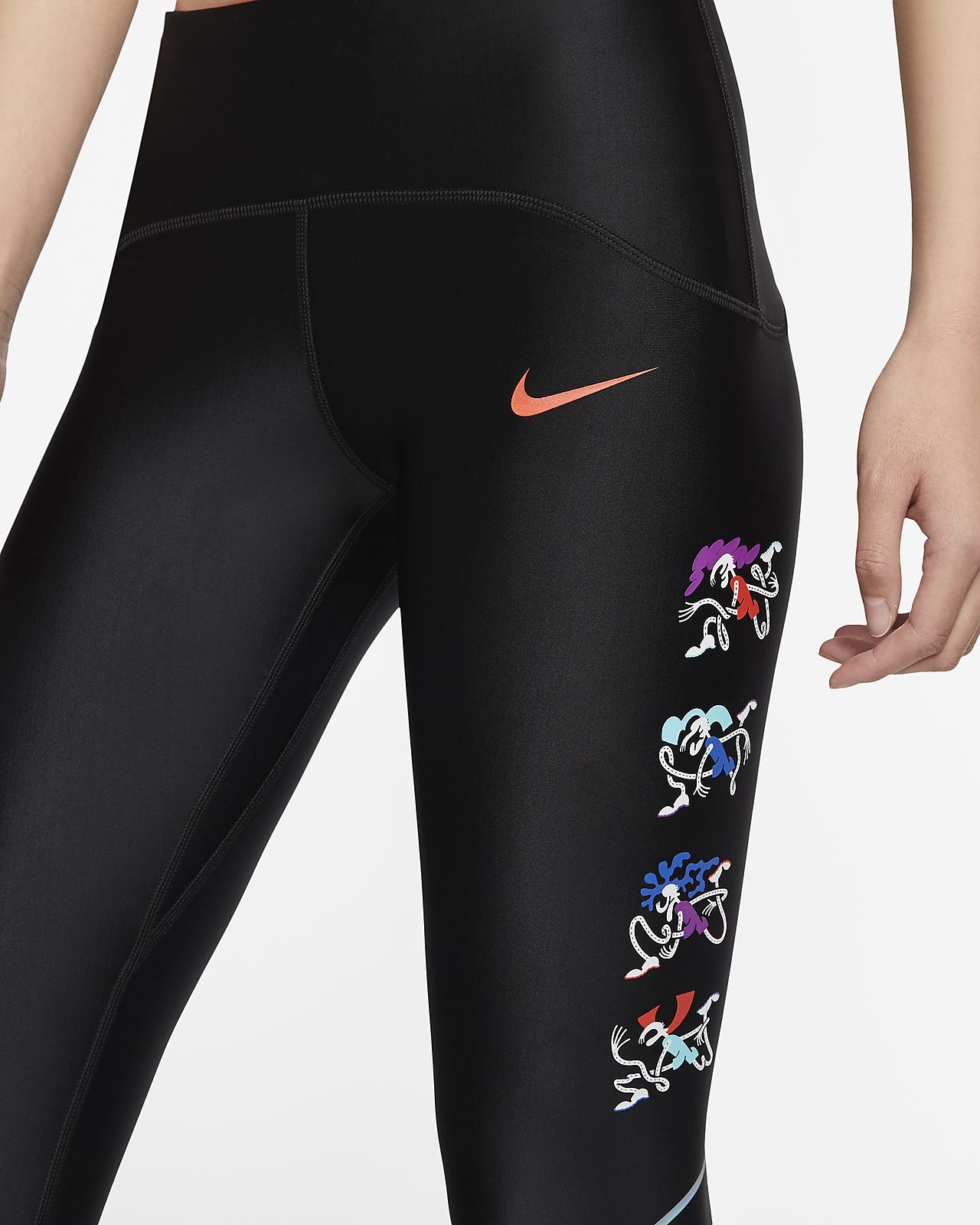 nike power team women's training tights