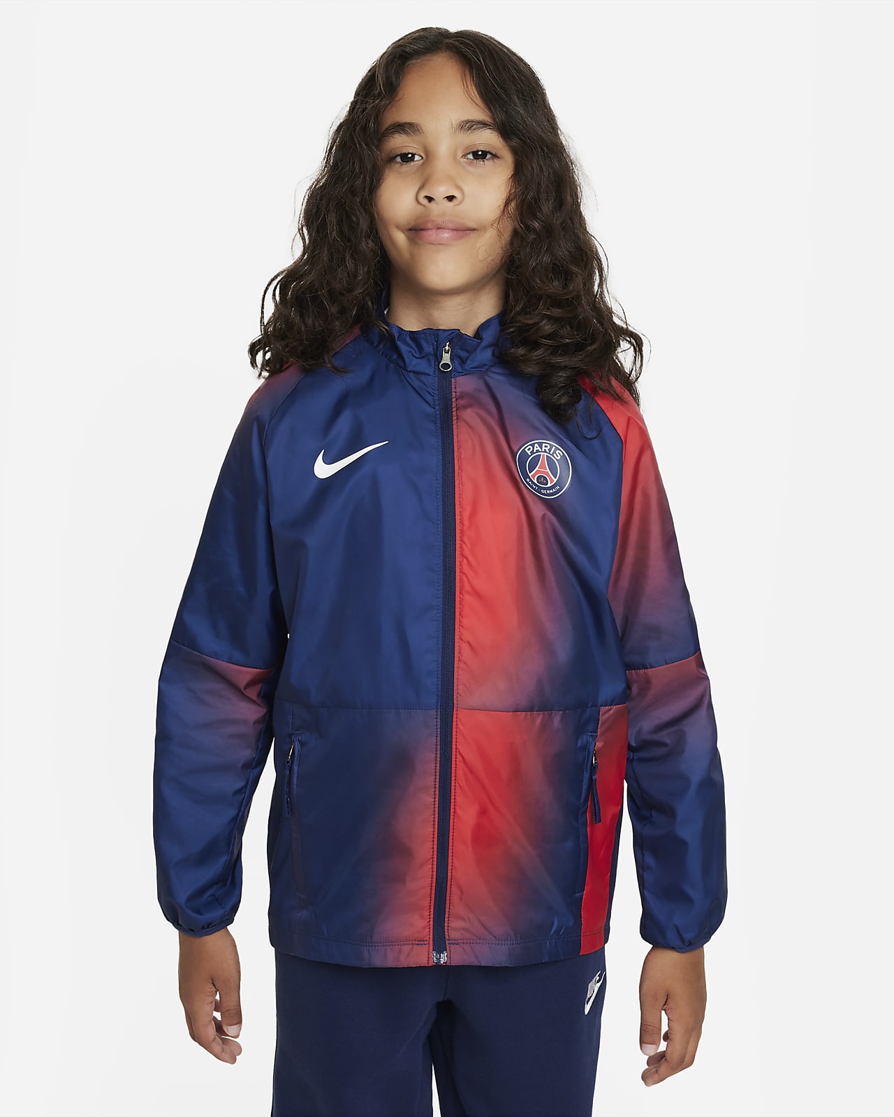 Paris Saint-Germain Repel Academy AWF Nike Genç Çocuk Futbol Ceketi