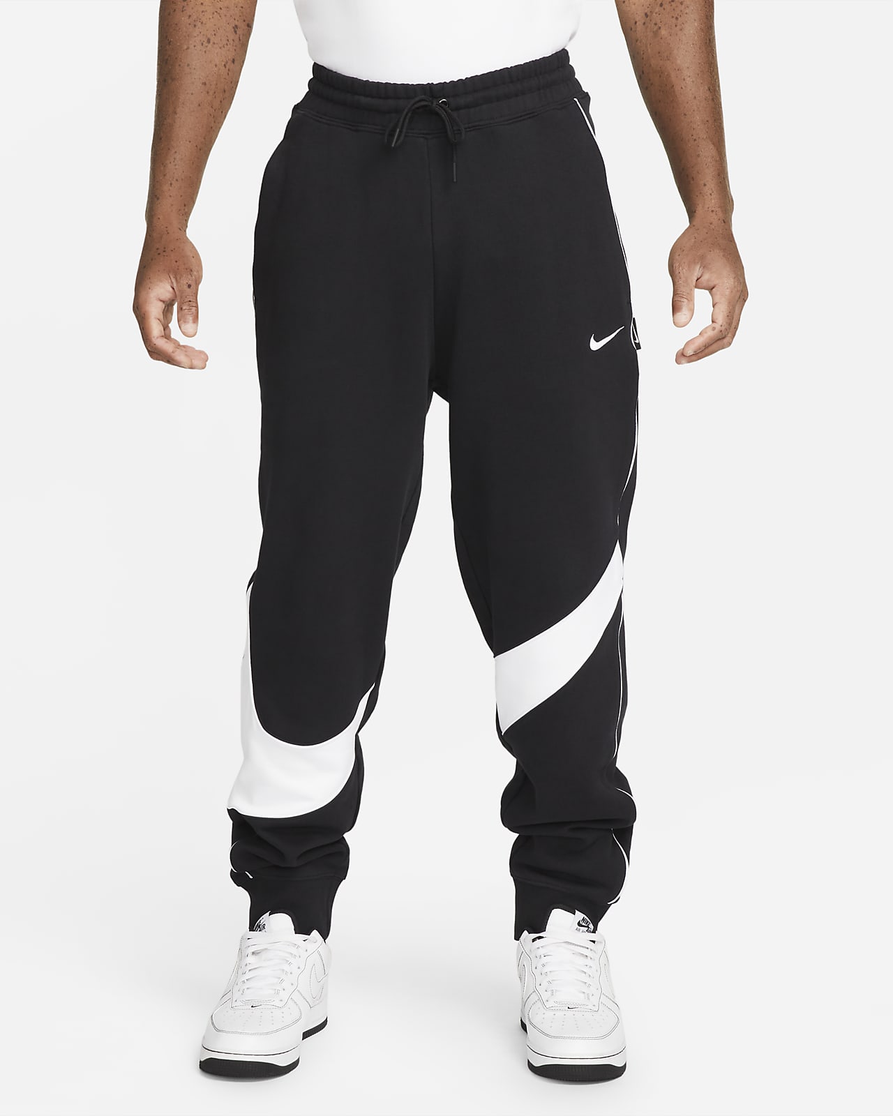 Nike Swoosh Men's Fleece Trousers. Nike NZ