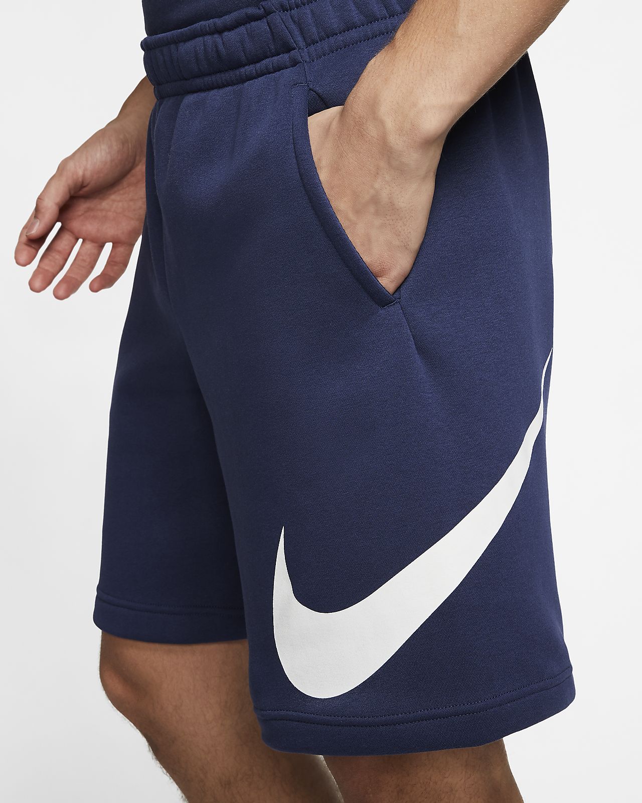 nike men's sportswear club fleece sweatshorts pink