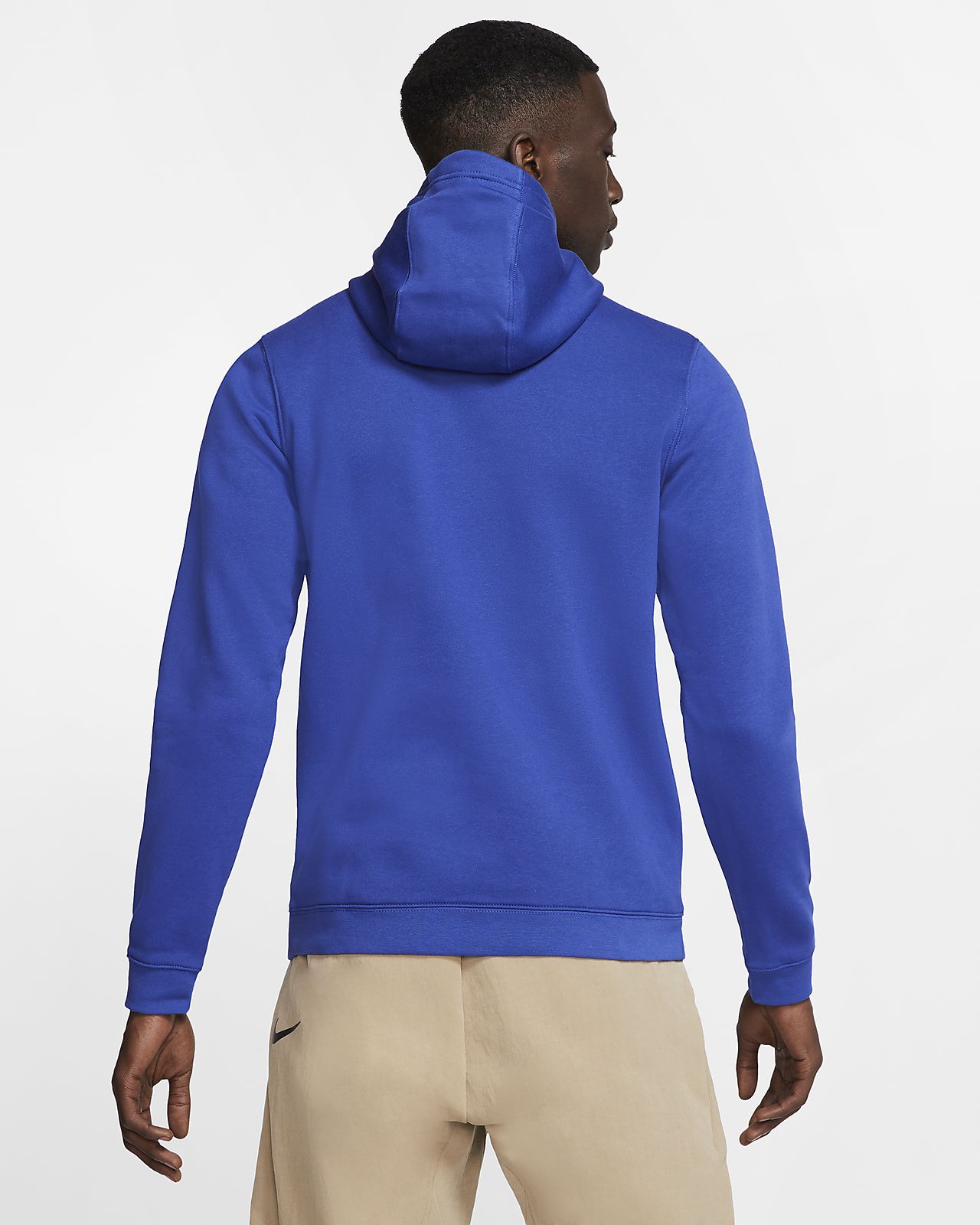 nike blue and black hoodie