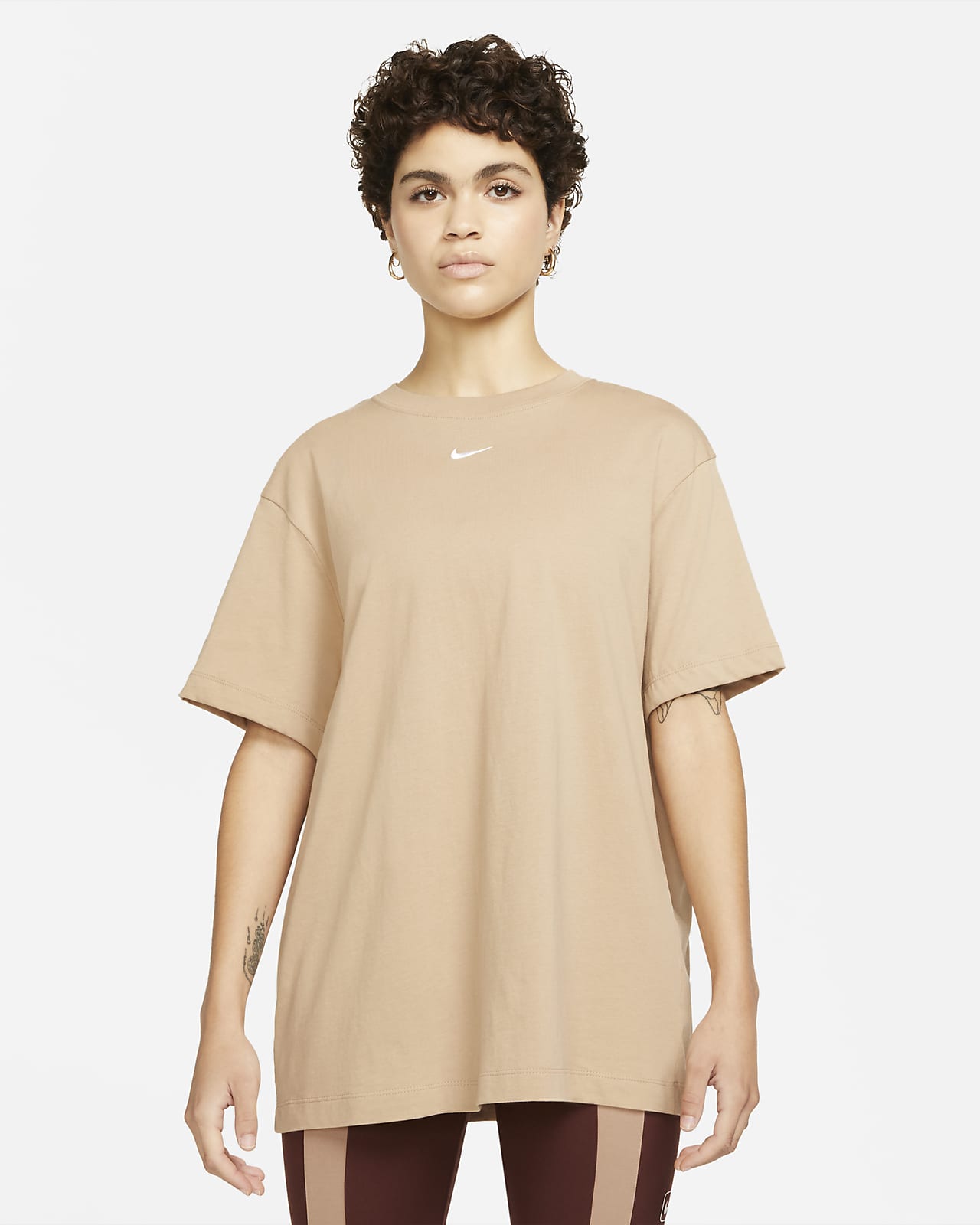Haut à manches courtes oversize Nike Sportswear Essential pour Femme