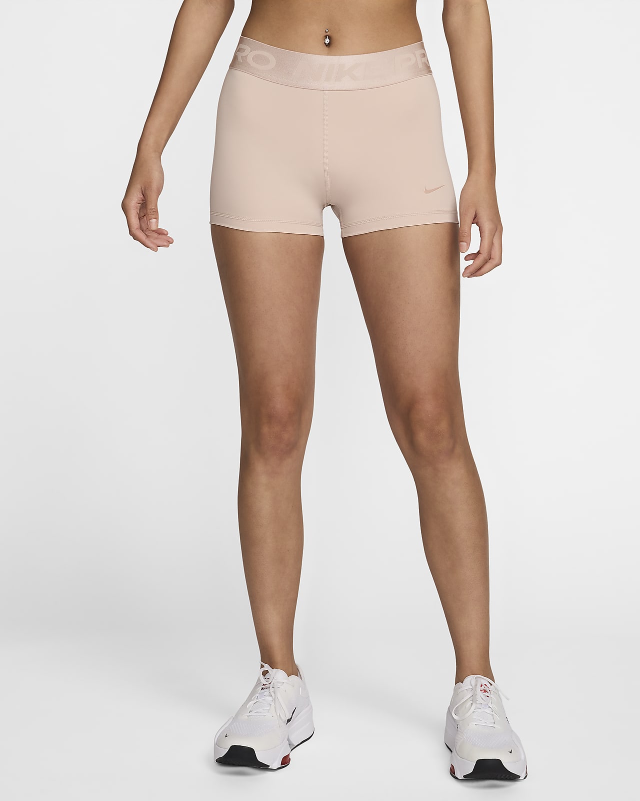 Nike Pro Pantalons curts de 8 cm de cintura mitjana - Dona