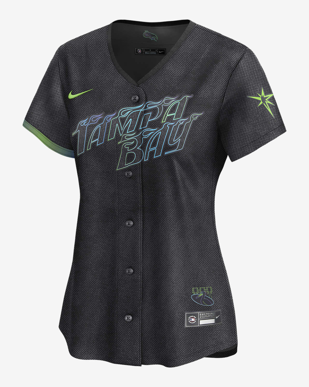 Jersey Nike Dri-FIT ADV de la MLB Limited para mujer Tampa Bay Rays City Connect