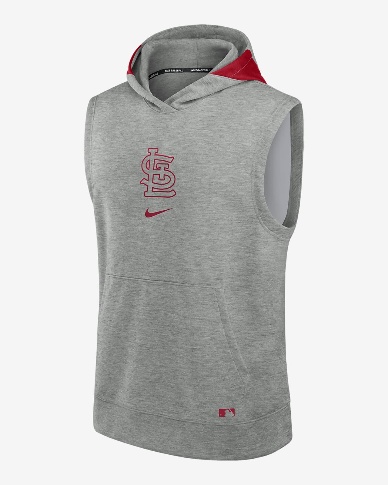St. Louis Cardinals Authentic Collection Early Work Men’s Nike Dri-FIT MLB Sleeveless Pullover Hoodie