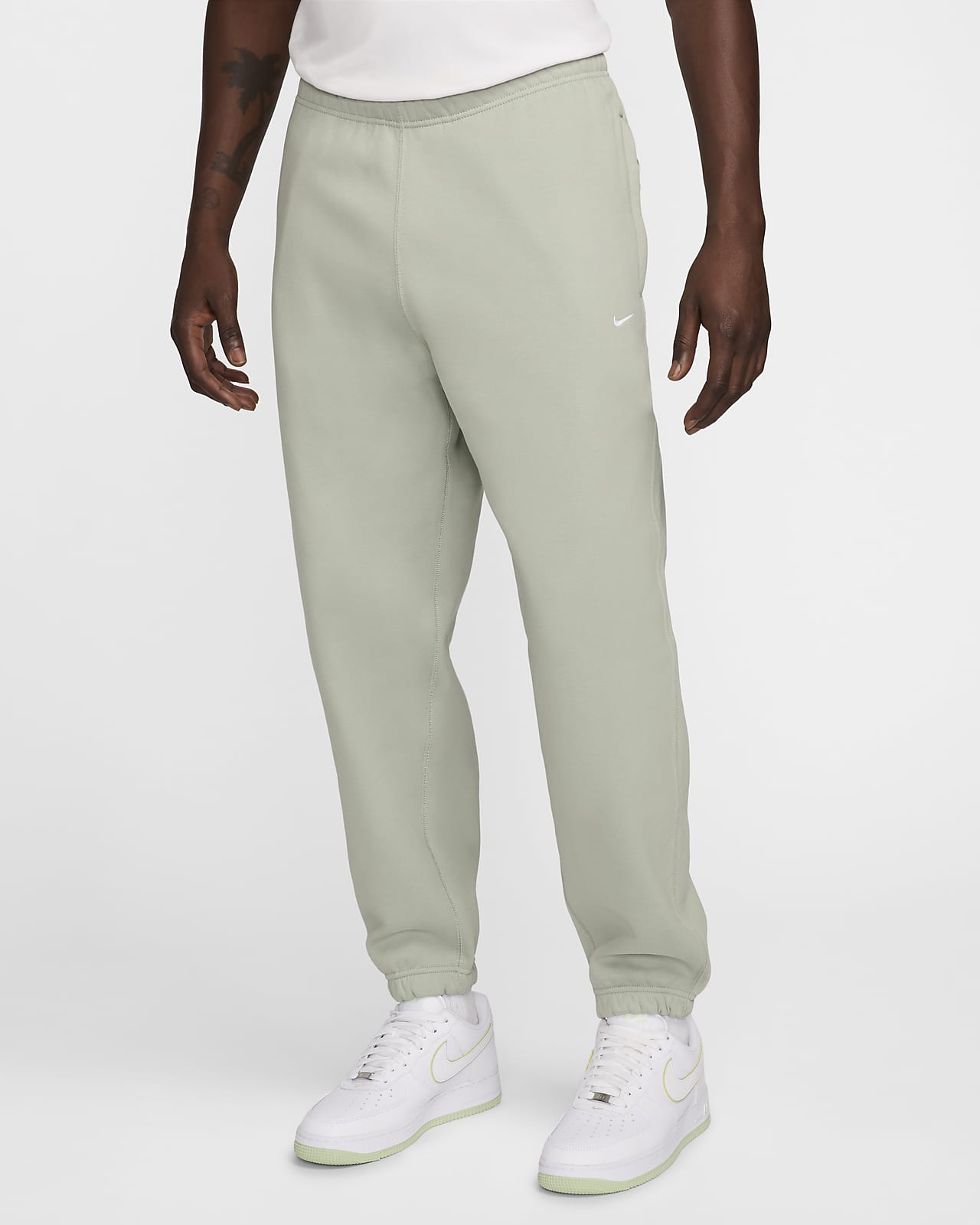 Pantalon en tissu Fleece Nike Solo Swoosh pour Homme