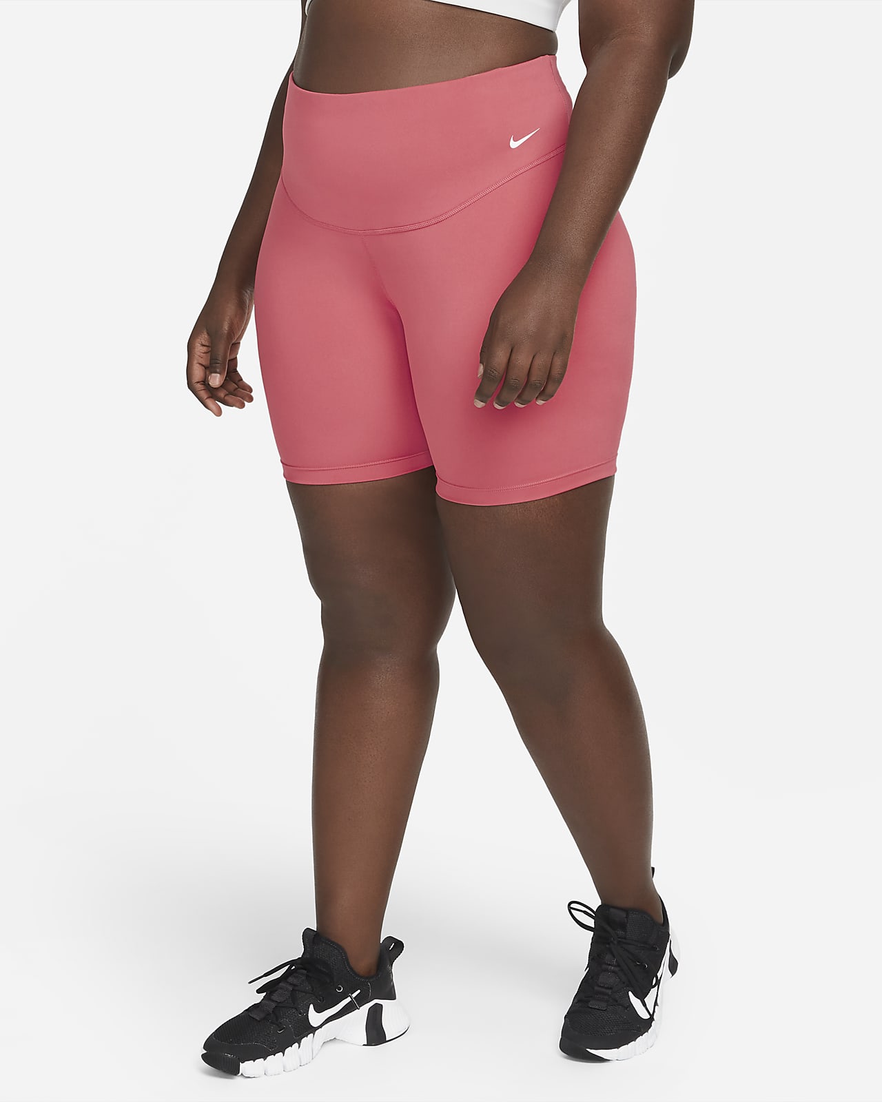 Nike One Women's Mid-Rise 7" Bike Shorts (Plus Size)