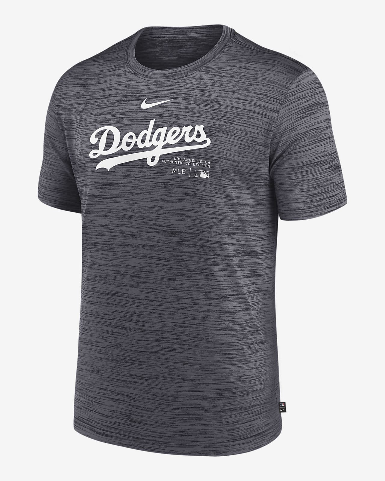 Los Angeles Dodgers Authentic Collection Practice Velocity Men's Nike Dri-FIT MLB T-Shirt