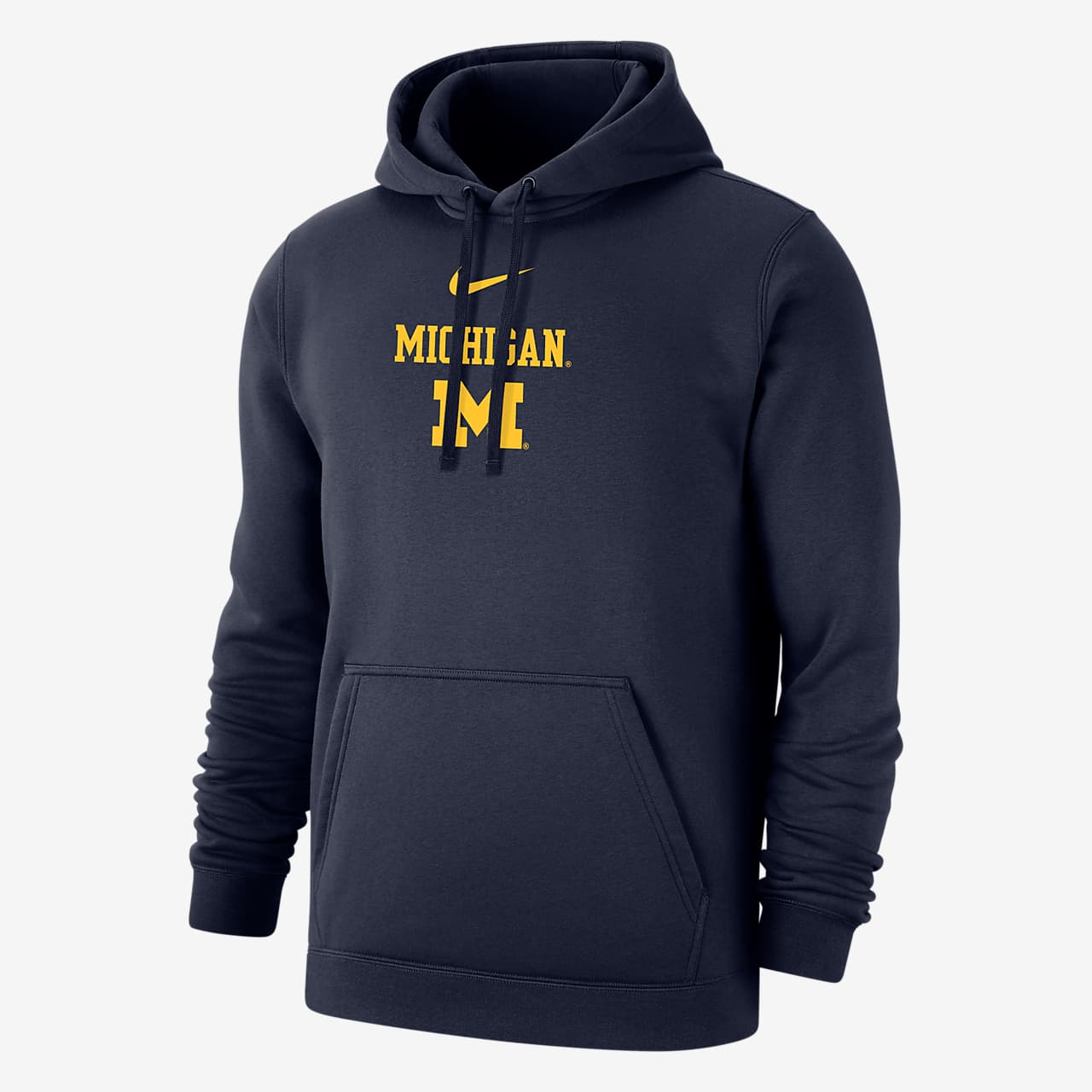 Men's Colosseum Maize Michigan Wolverines Arch Logo Pullover Hoodie