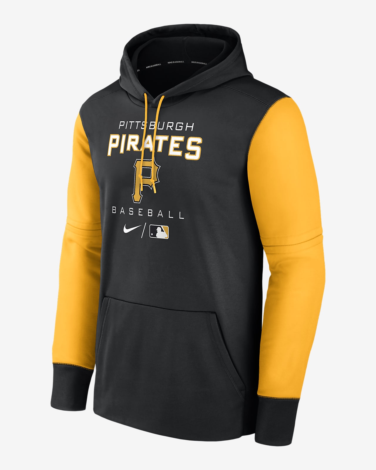 Nike Therma Team (MLB Pittsburgh Pirates) Men's Pullover Hoodie