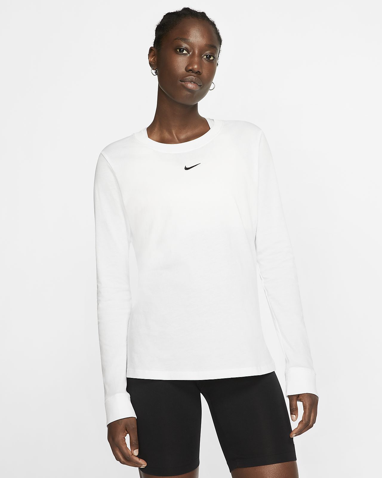 t shirt manche longue nike femme