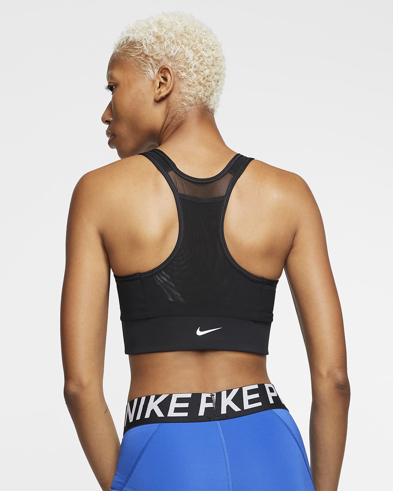 tan nike sports bra