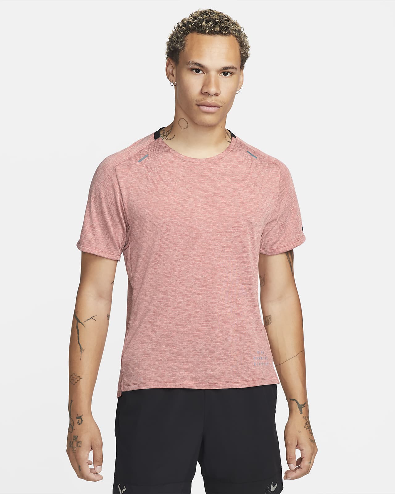 Nike DriFIT Run Division Pinnacle Men's ShortSleeve Running Top. Nike HR