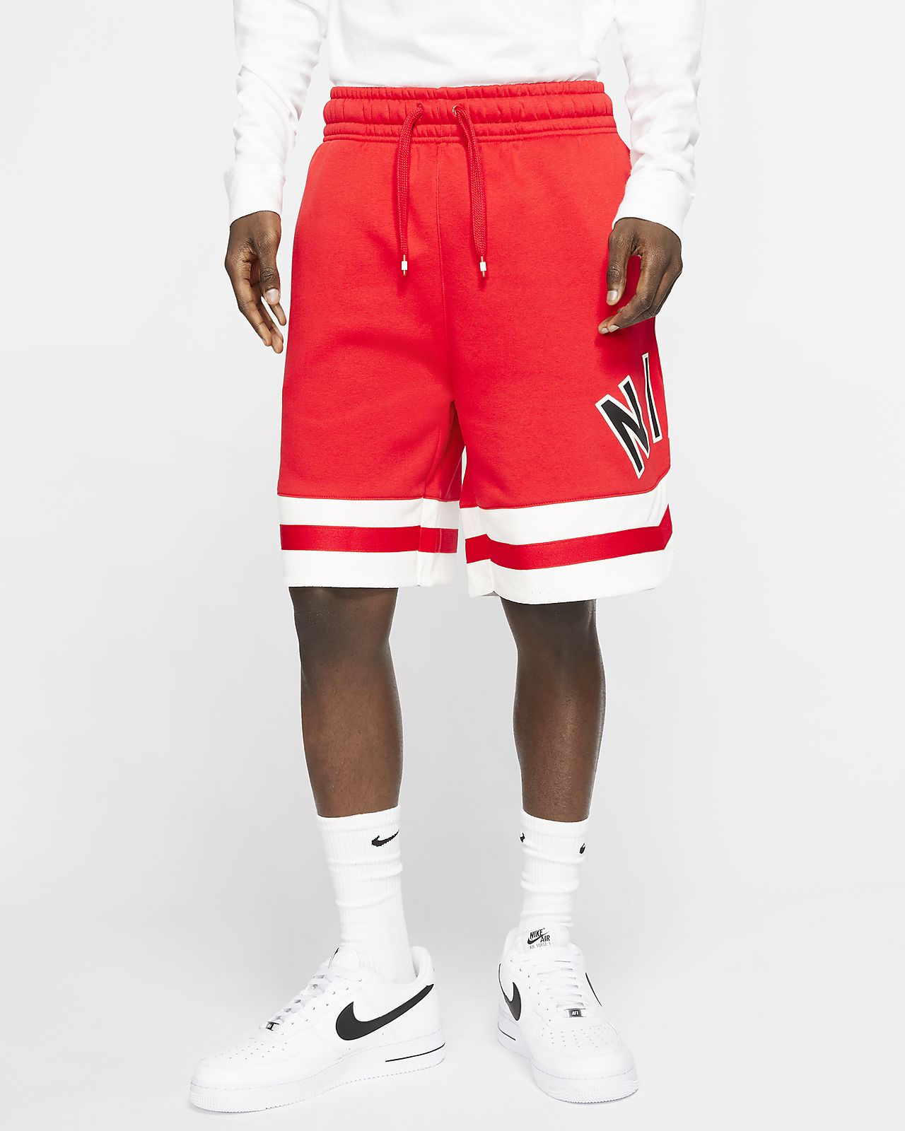 nike air fleece shorts