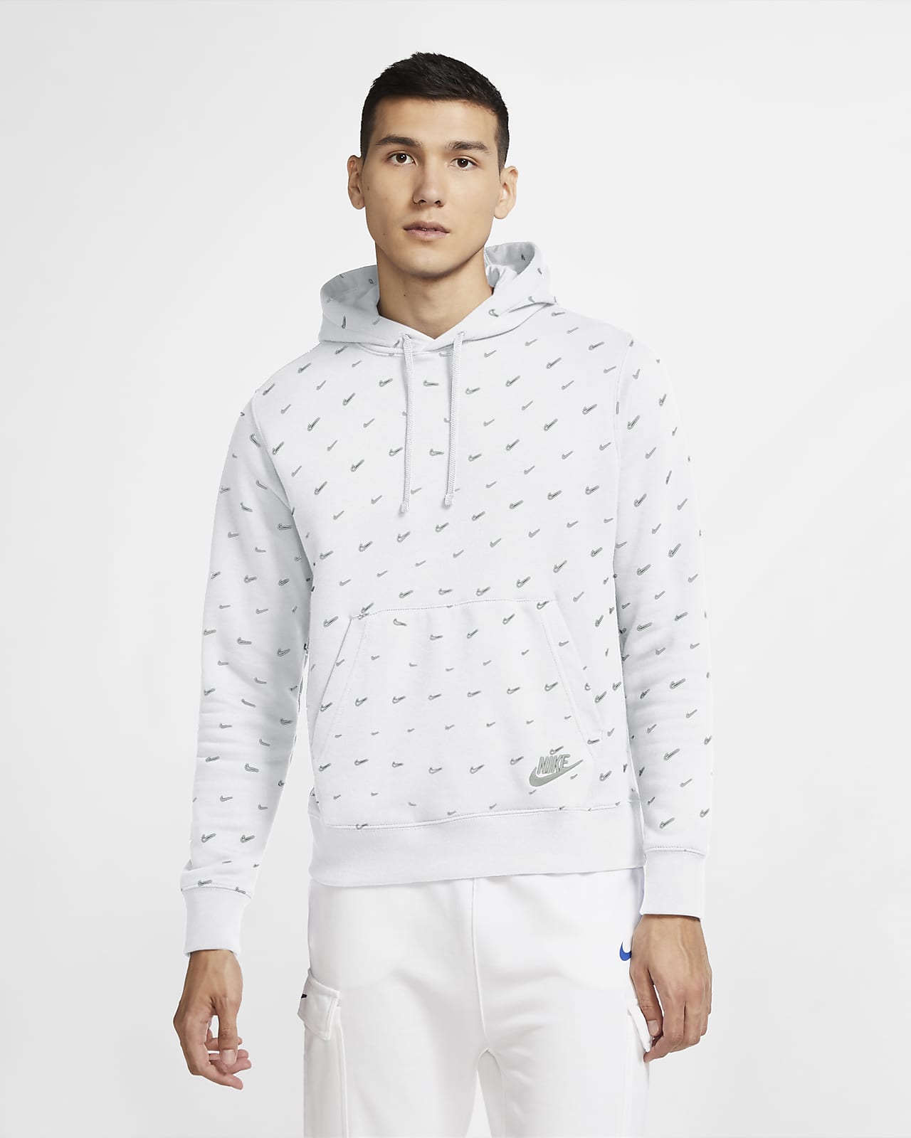 Download Nike Sportswear Club Fleece Men's Printed Pullover Hoodie ...