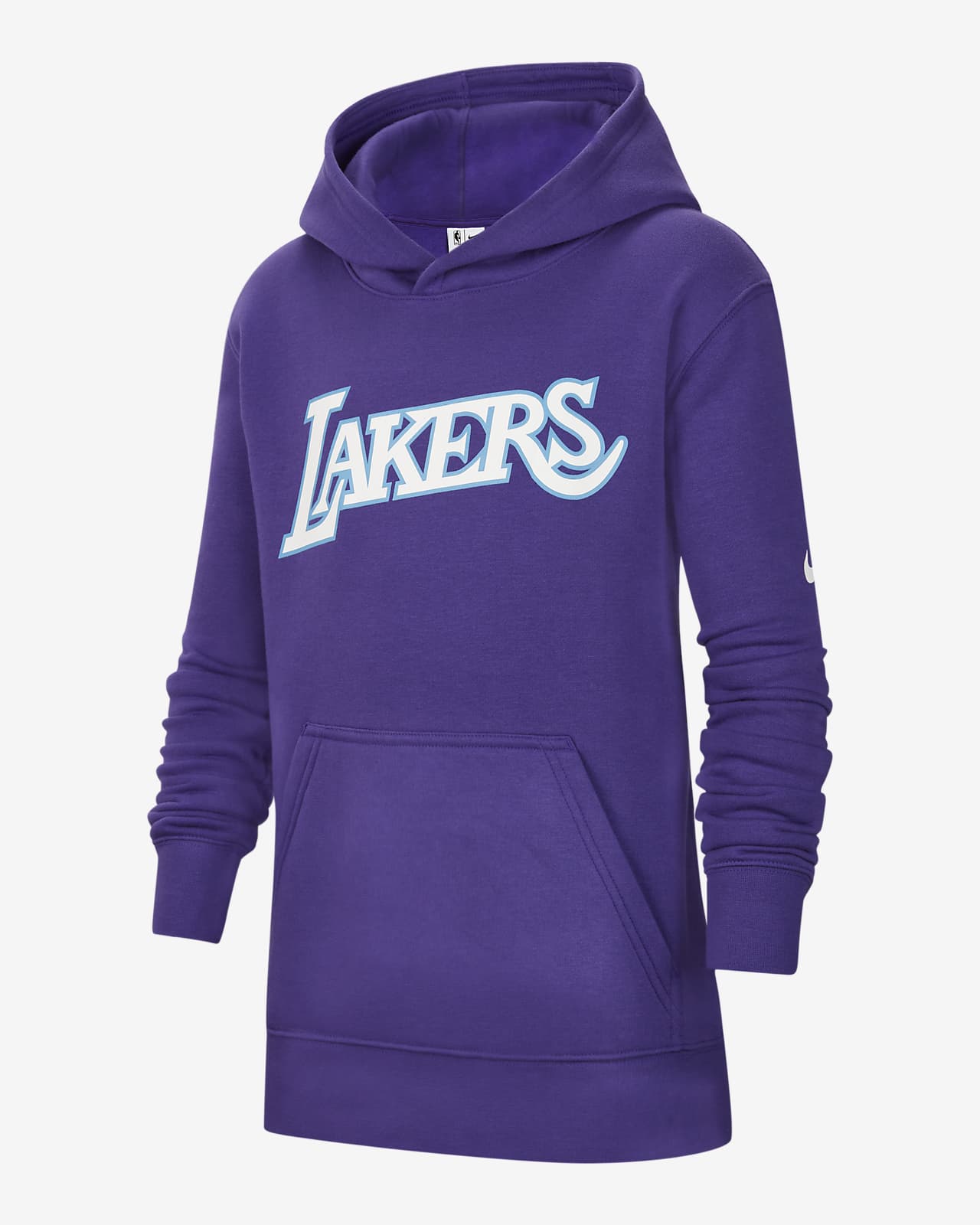 Los Angeles Lakers Essential Nike NBA-hoodie van fleece voor kids