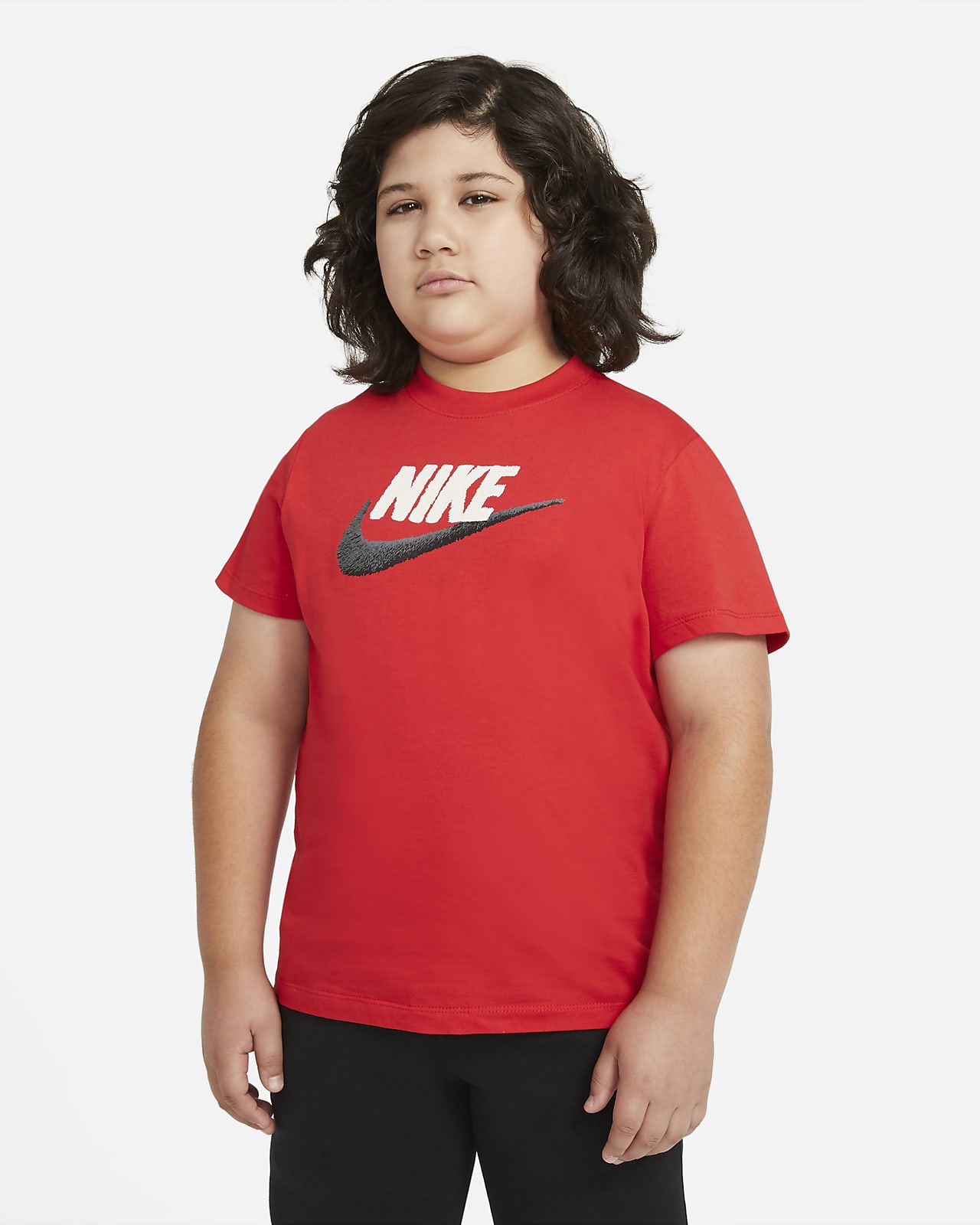 Playera para niños talla grande Nike Sportswear (talla extendida)