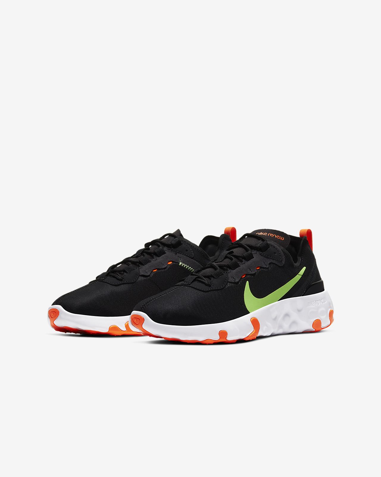 nike renew element 55 black and green