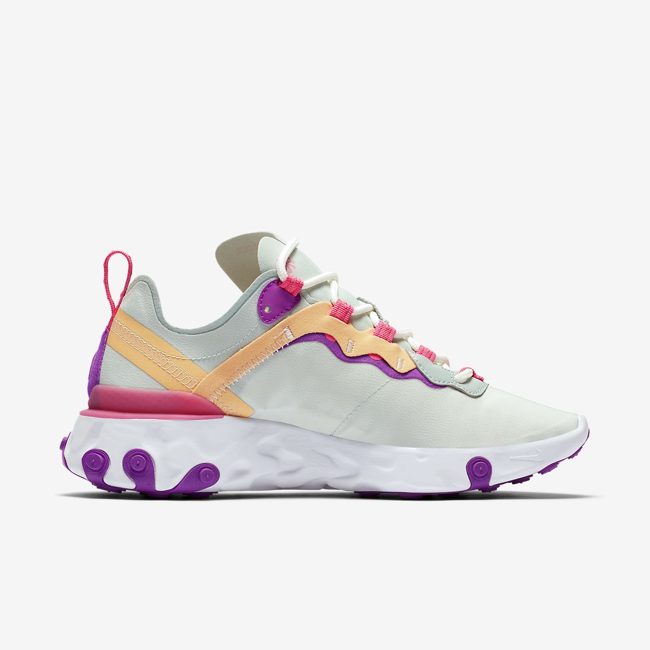 nike react element 55 pale pink