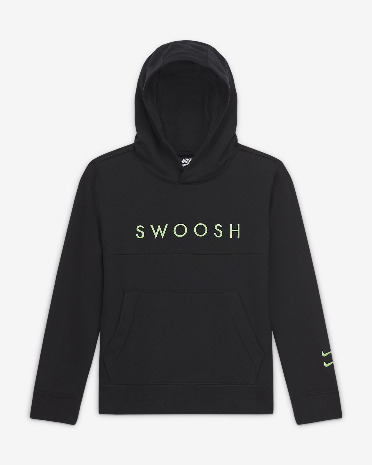 nike sportswear swoosh women's french terry hoodie