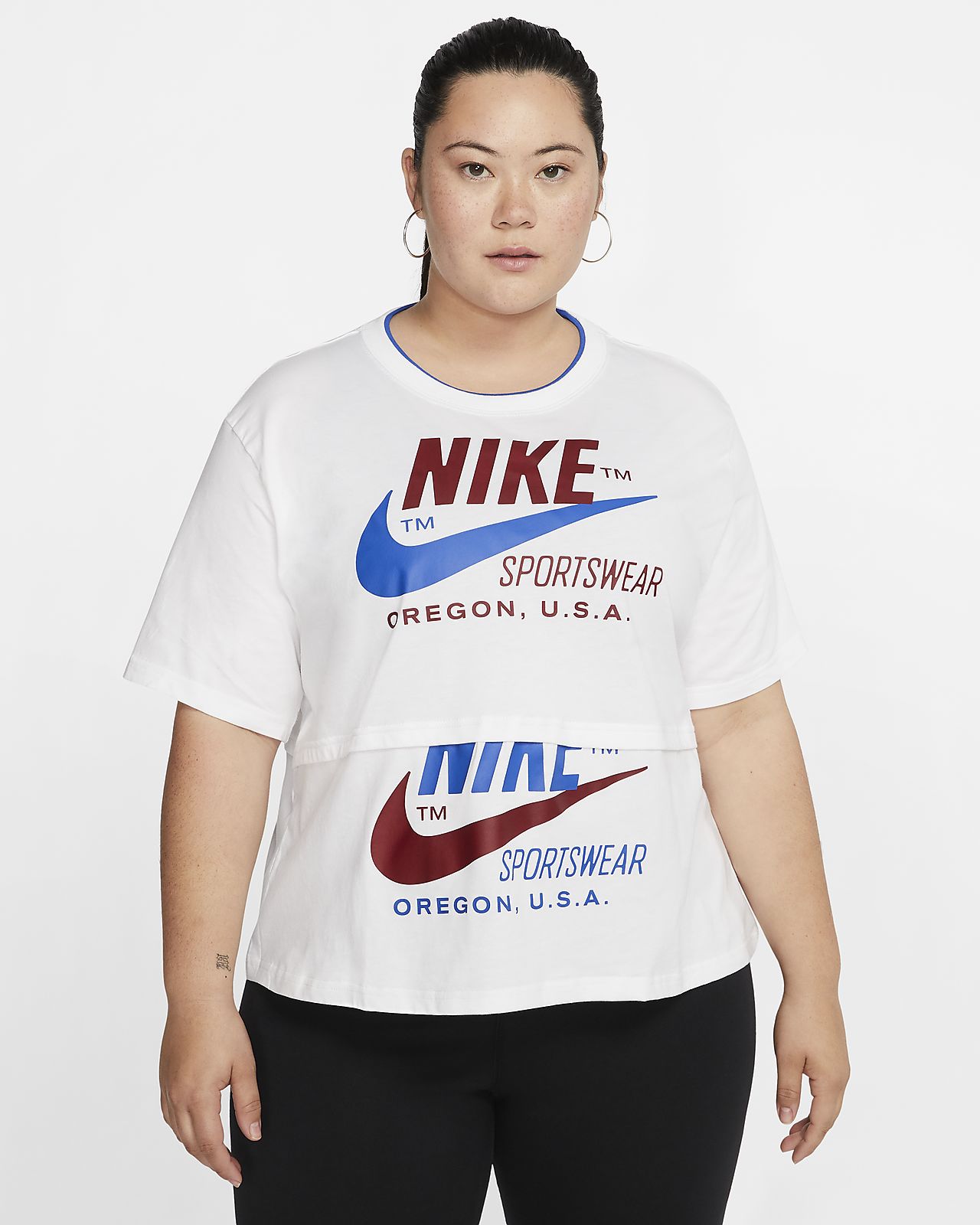 plus size womens nike t shirts