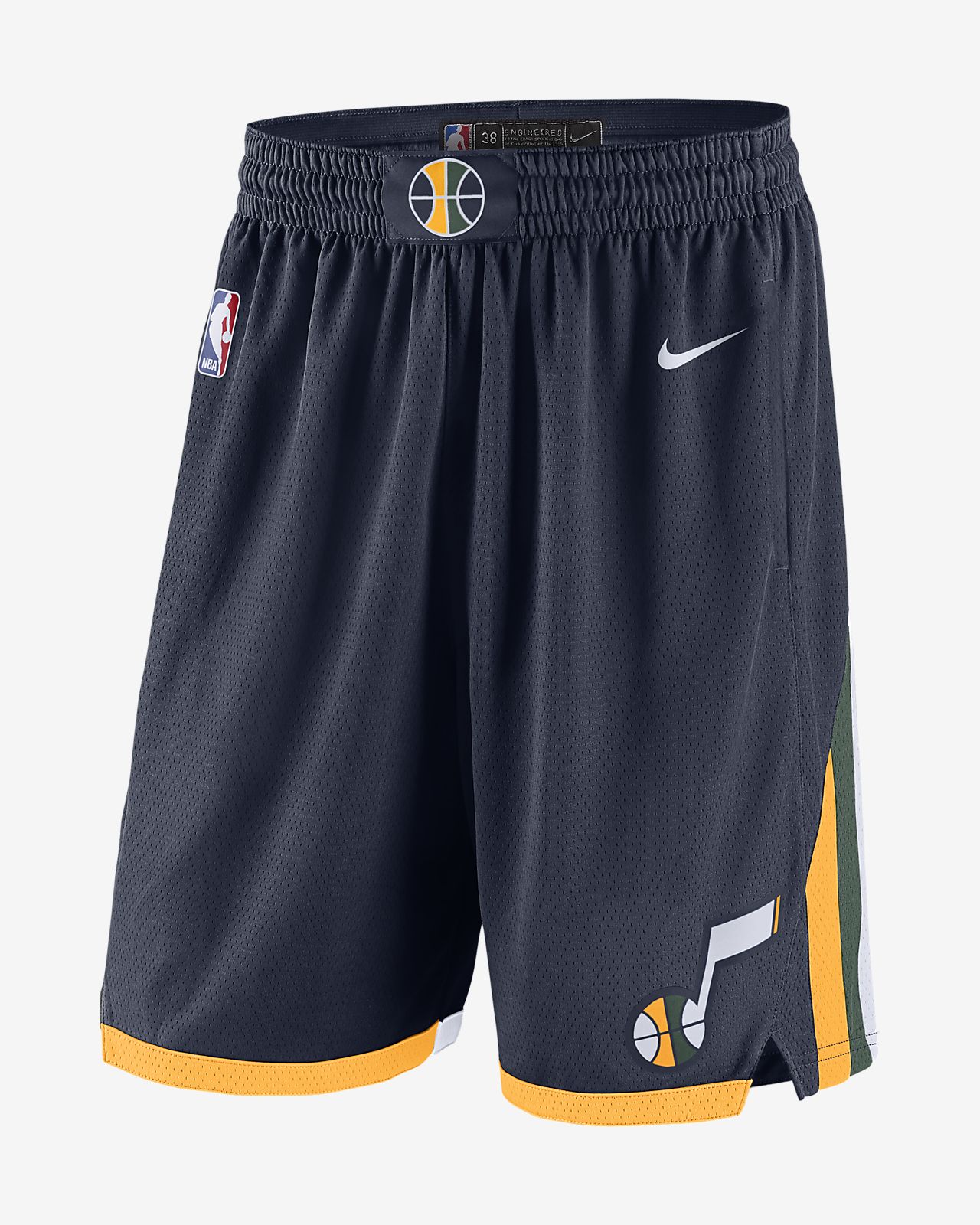 utah jazz city shorts