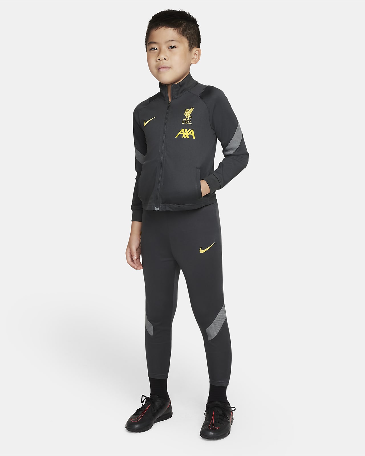 Liverpool FC Strike Chándal de fútbol de tejido Knit Nike Dri-FIT - Niño/a pequeño/a