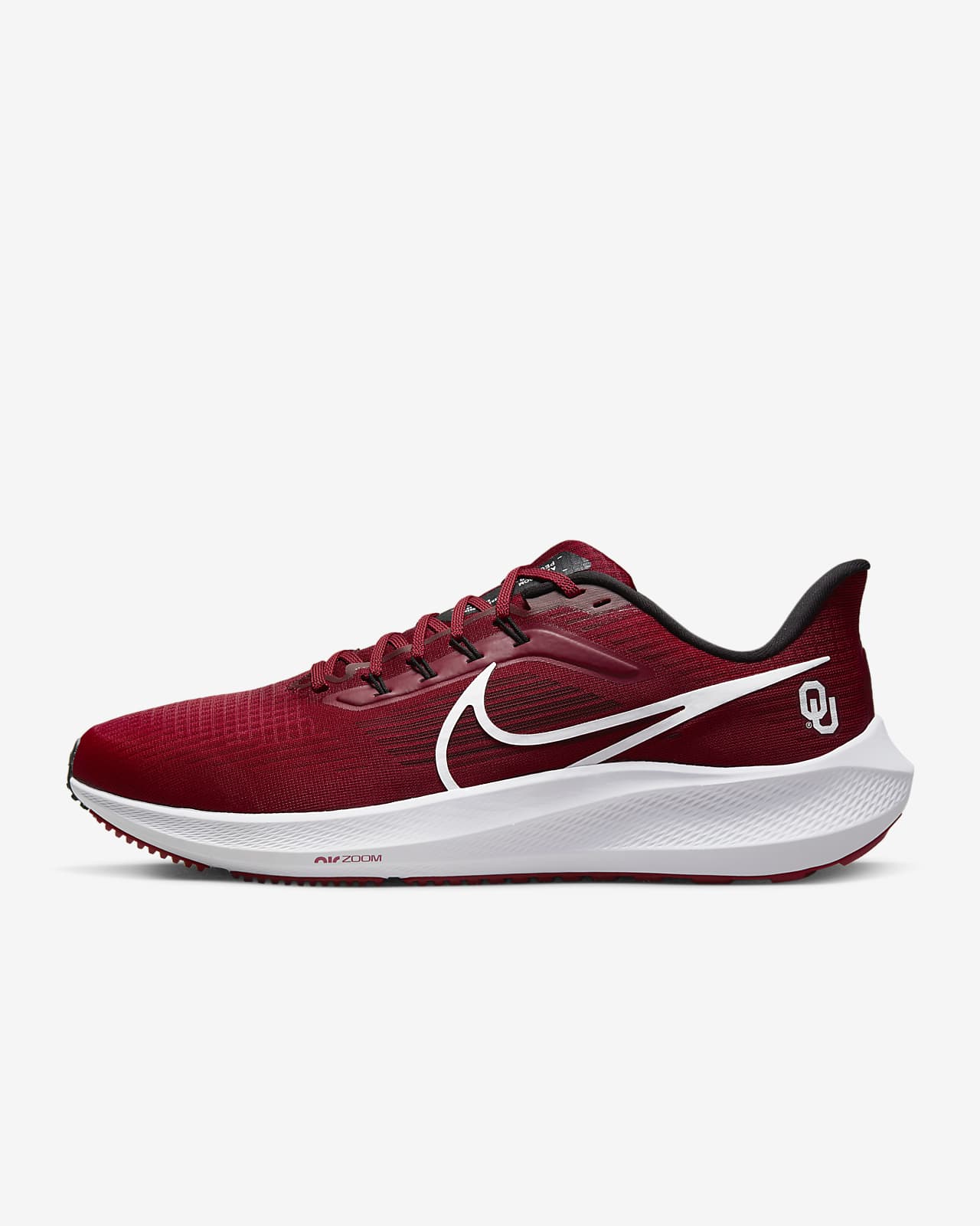 Nike College Pegasus 39 (Oklahoma) Men's Road Running Shoes