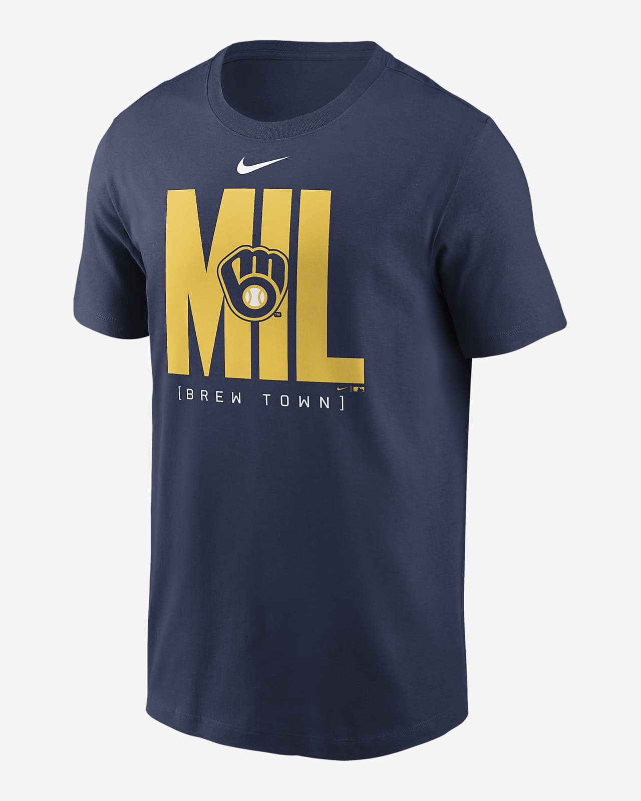 Milwaukee Brewers Team Scoreboard Men's Nike MLB T-Shirt