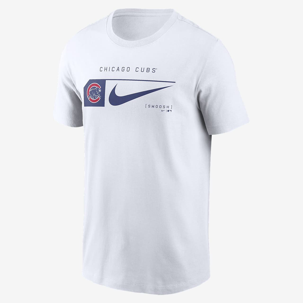 Chicago Cubs Team Swoosh Lockup Men's Nike MLB T-Shirt