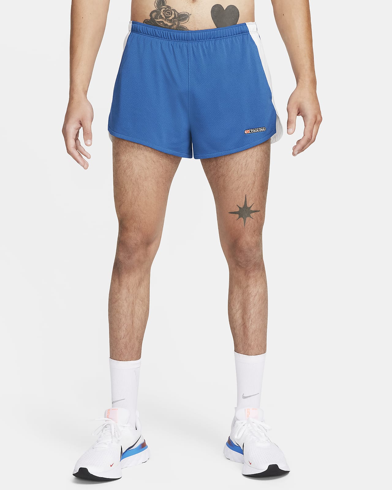 Nike Track Club Dri-FIT hardloopshorts met binnenbroek voor heren (8 cm)